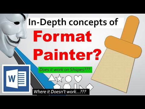 In Depth Concepts of Format Painter in Word - MS Word Tutorial