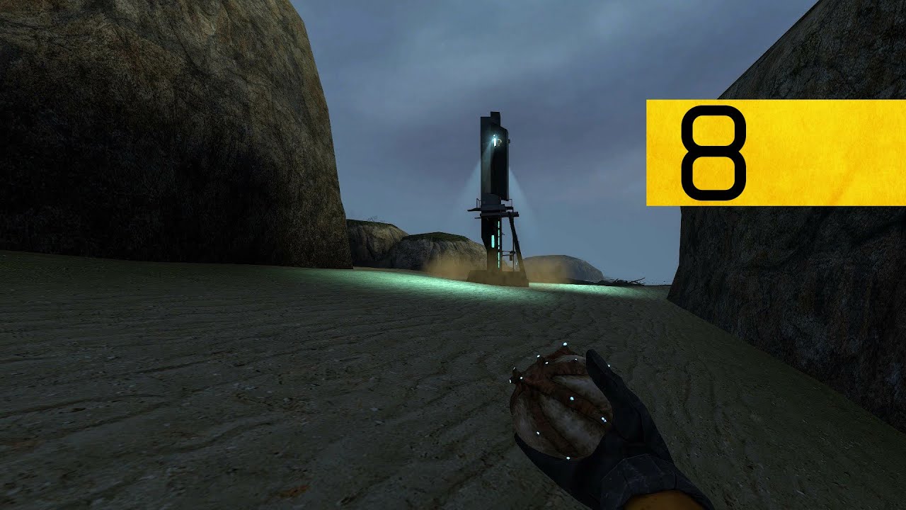 Half-Life 2: Update | 8K, Hard, No HUD, Lambda Locator | Chapter 08: Sandtraps
