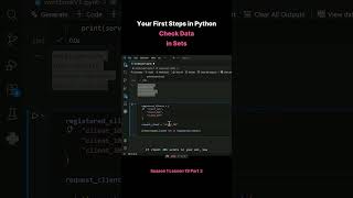 Season 1 Lesson 19 Part 3 Your First Steps in Python Check Data in Sets