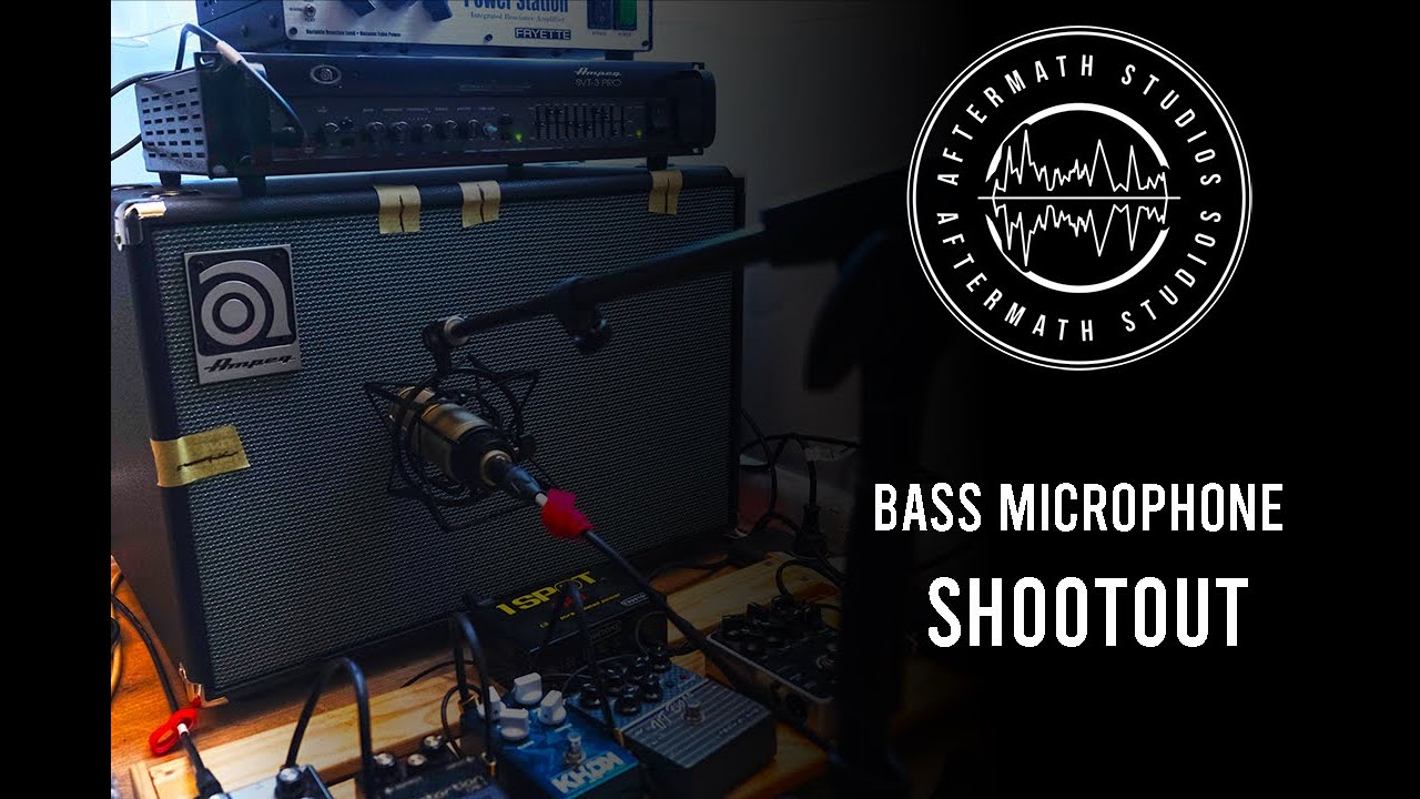 Bass Mic Shootout (Beta 52a, SM7B, PR40, M88, M160, SA87) YouTube