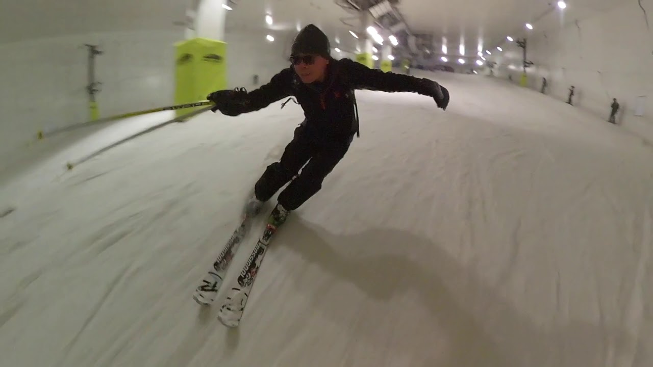 Skiing in SnoZone Milton Keynes YouTube