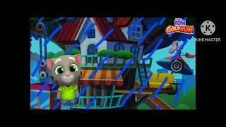 Talking tom Gold run rain forest theme