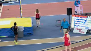 Girls 400m Dash Heat 8 Holiday Invitational #1 Indoor Track Meet 2024 Birmingham CrossPlex Alabama
