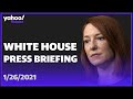 White House Press Secretary Jen Psaki and Domestic Policy Advisor Susan Rice press briefing