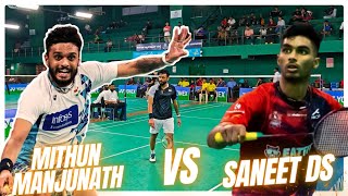 MITHUN MANJUNATH VS SANEETH DS:YONEXSUNRISE ALL INDIA SENIOR RANKING BANGALORE 2024