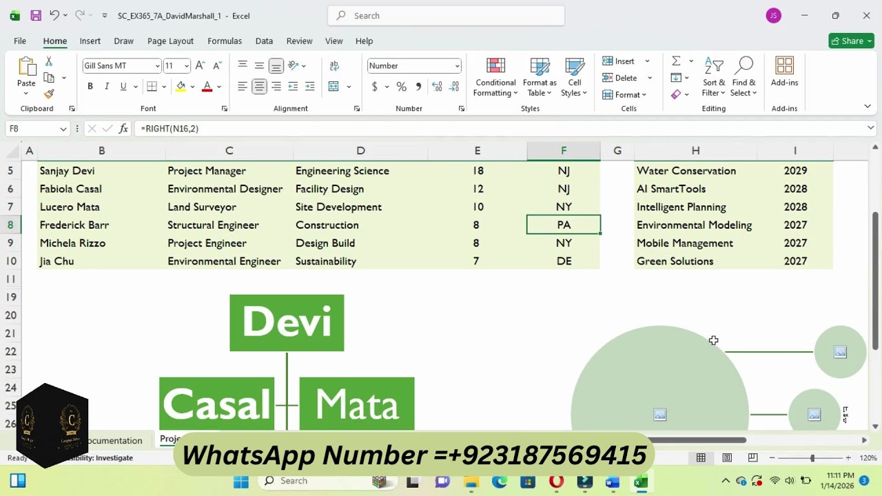 Shelly Cashman Excel 365 | Module 7: SAM Project A CleanTec Corporation