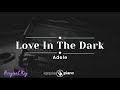 Love In The Dark - Adele (KARAOKE PIANO - ORIGINAL KEY) Mp3 Song