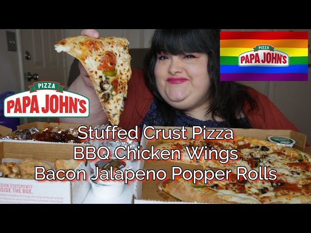 Spicy garlic butter makes everything better #papajohns #pizza #chicke, papa john mukbang