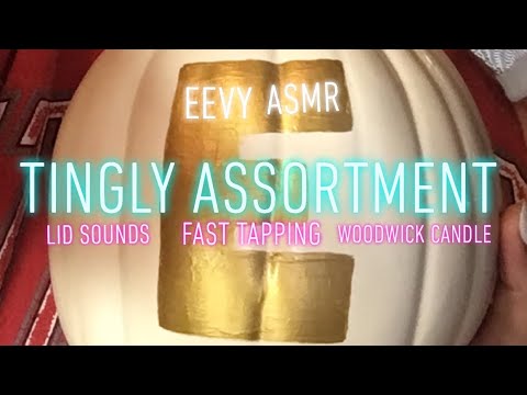 ASMR Tingly Assortment:Fast tapping & scratching on tingly objects (No talking)