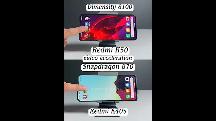 Redmi K50 Vs Redmi K40S | Dimensity 8100 Vs Snapdragon 870 #shorts - DayDayNews