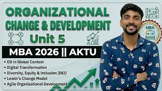5-Organisational Change & development unit 5 || OD in Changing Environment || MBA 2026