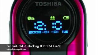 FuriousGold Tutorial video unlocking Toshiba G450