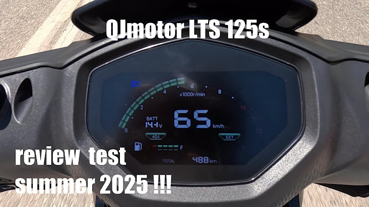 QJmotor LTS 125s review test