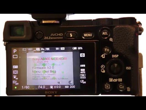 Sony Alpha A6000 Mirrorless Camera Warning - Possible Firmware Bug Found - Affects Menu / Dials