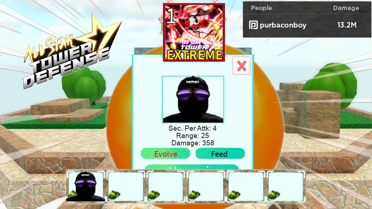 Beating Trial 3 Extreme Mode Using Only 1 Unit | Solo Gameplay | Roblox All Star Tower Defense