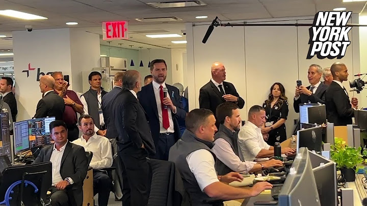 JD Vance visits Wall St firm that lost 658 employees on 9/11
