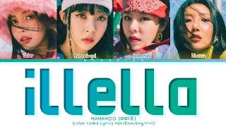 MAMAMOO ILLELLA Lyrics (마마무 일낼라 가사) (Color Coded Lyrics)