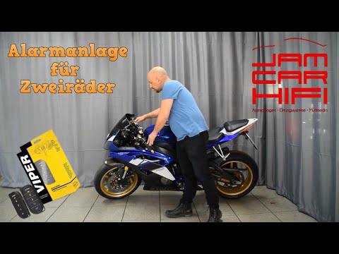 So schützt man sein Zweirad vor Diebstahl! SICHERE ALARMANLAGE von VIPER für's Motorrad Viper 3121V