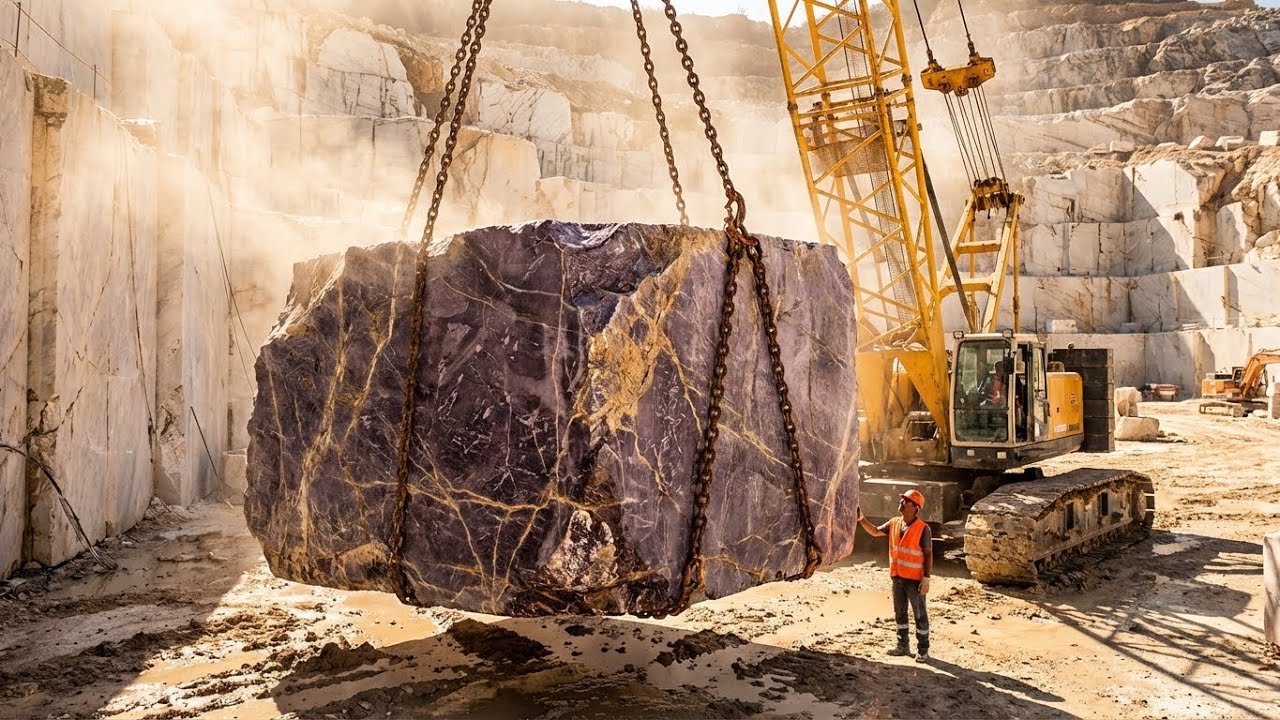 Inside the $1 Billion Quarry How Marble is Made | Processo Factory The Luxury Stone