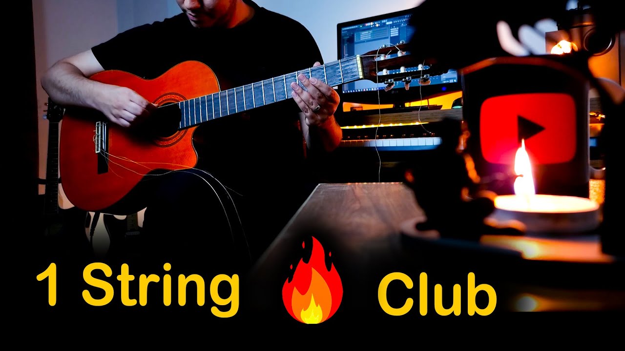 When you have only 1 string to set the club on fire