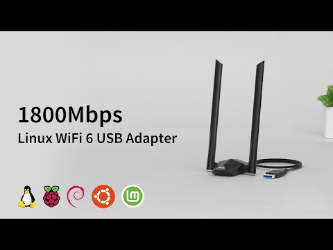 BrosTrend AX1800 WiFi 6 Clé USB WiFi Linux Puissante pour Ubuntu, int