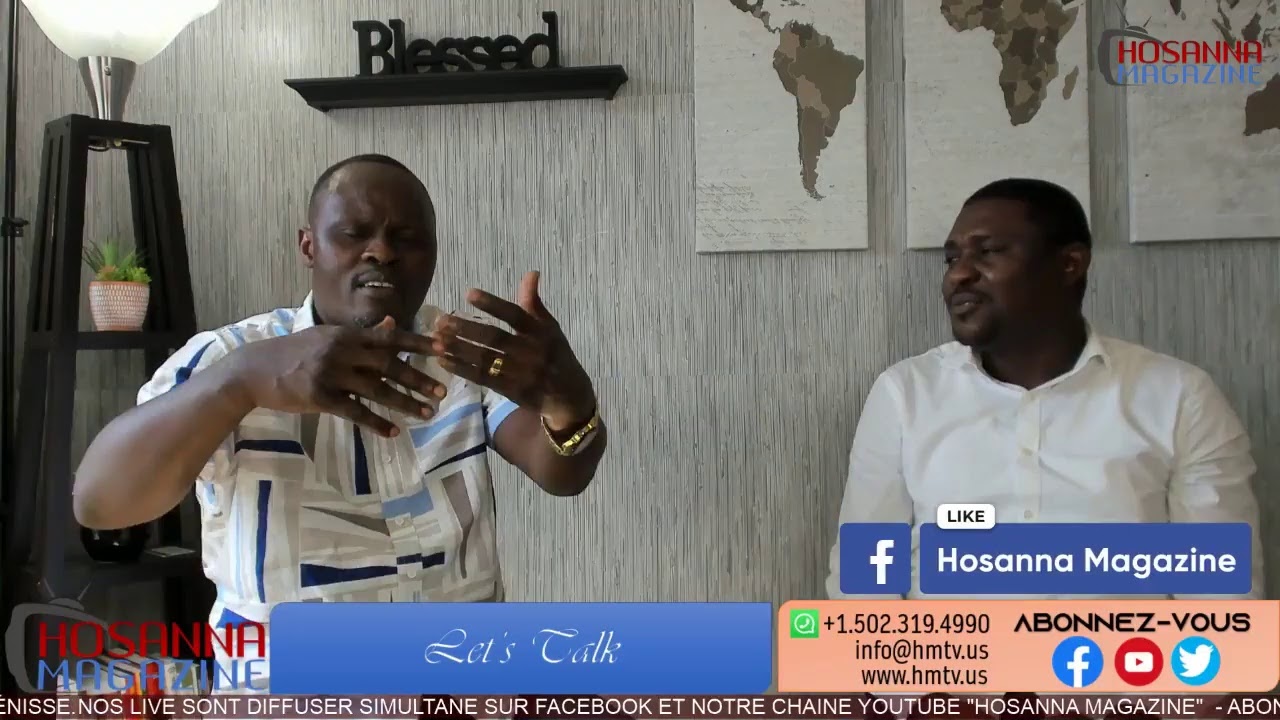 LET'S TALK avec le Pasteur Nico KINWA LES AVANTAGES DE SERVIR DIEU