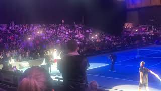 Andrey rublev entrance at u.t.s final London say 2 evening