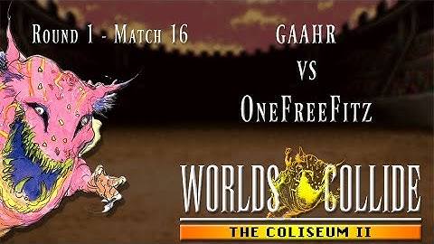 Coliseum II - Round 1 Match 16 - gaahr vs. oneFreeFitz - Final Fantasy 6 Worlds Collide Randomizer