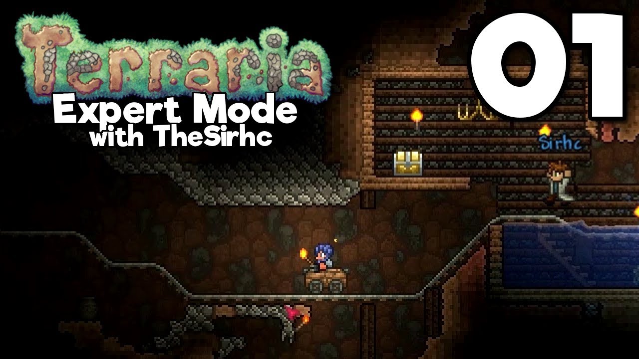 A Promising Start! TERRARIA Expert Mode w/theSirhc (Ep.01) - YouTube