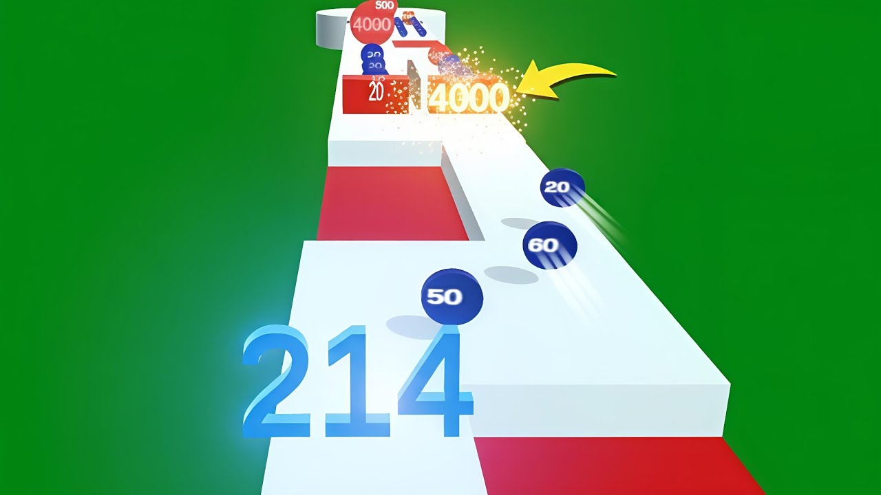 Merge Rush Number Master — лучший генератор ASMR-баллов. Геймплей.