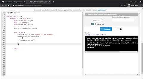 VB.Net: Ciclo For - Ricerca del Minimo