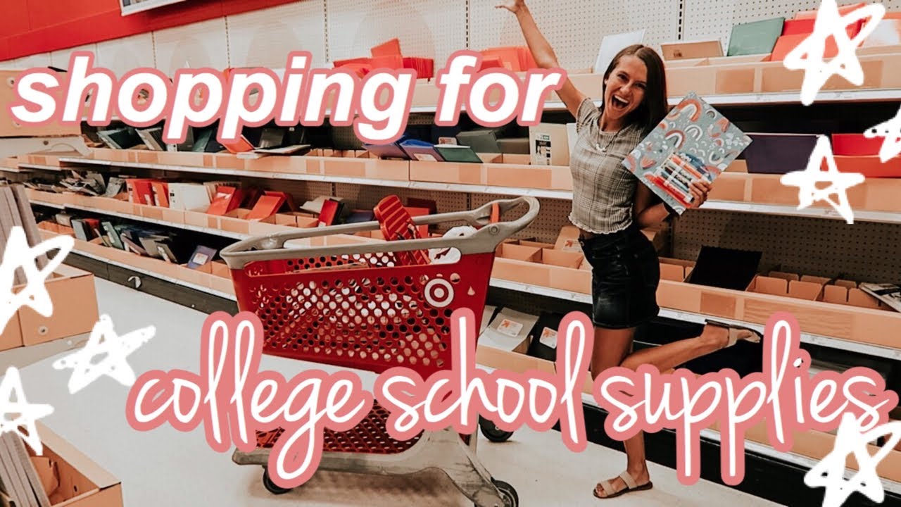 college school supplies shopping 2019!