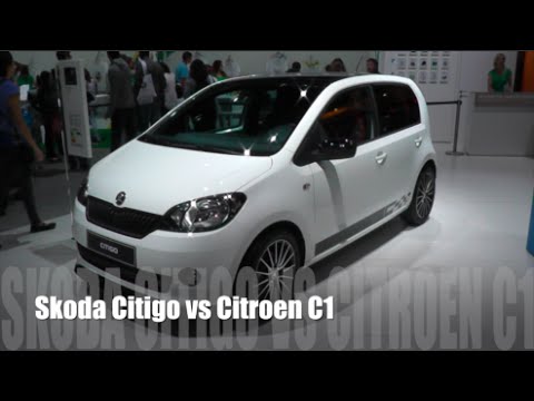Skoda Citigo 2015 Vs Citroen C1 2015 - Youtube