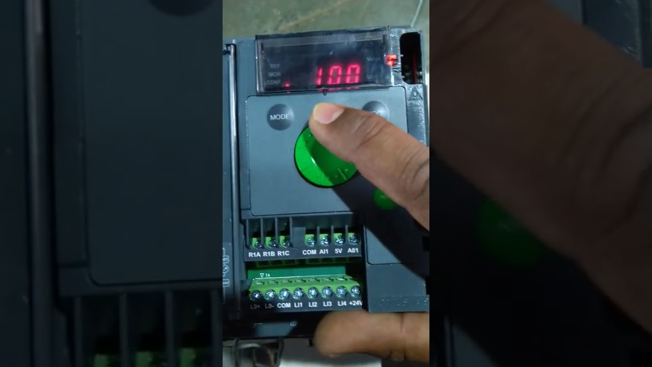 Schneider Atv310 Four Basic & Important parameters.