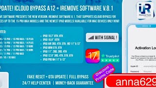 Iremove Latest Icloud Bypass Tool All Iphone Cellular Ipad Models Unlock Iremove Tool
