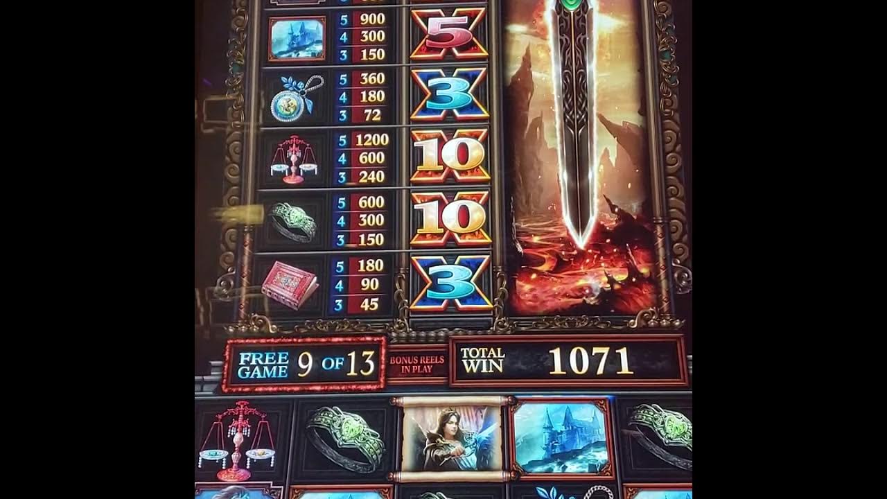 Free blade slot machine