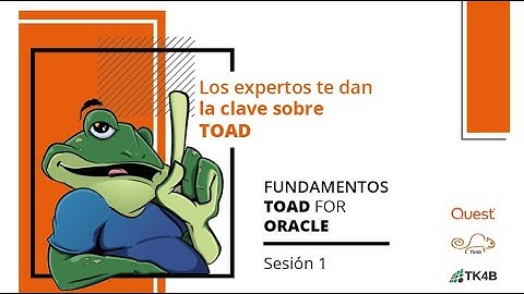 TS4B y TK4B - Webinar Fundamentos TOAD for Oracle