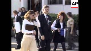 USA: CALIFORNIA: OJ SIMPSON CIVIL TRIAL UPDATE
