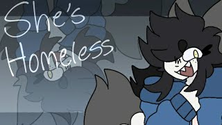 she's homeless meme