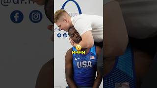 Team USA Track Athlete Gets Cracked! #chiropractor #backpain #headaches #neckpain