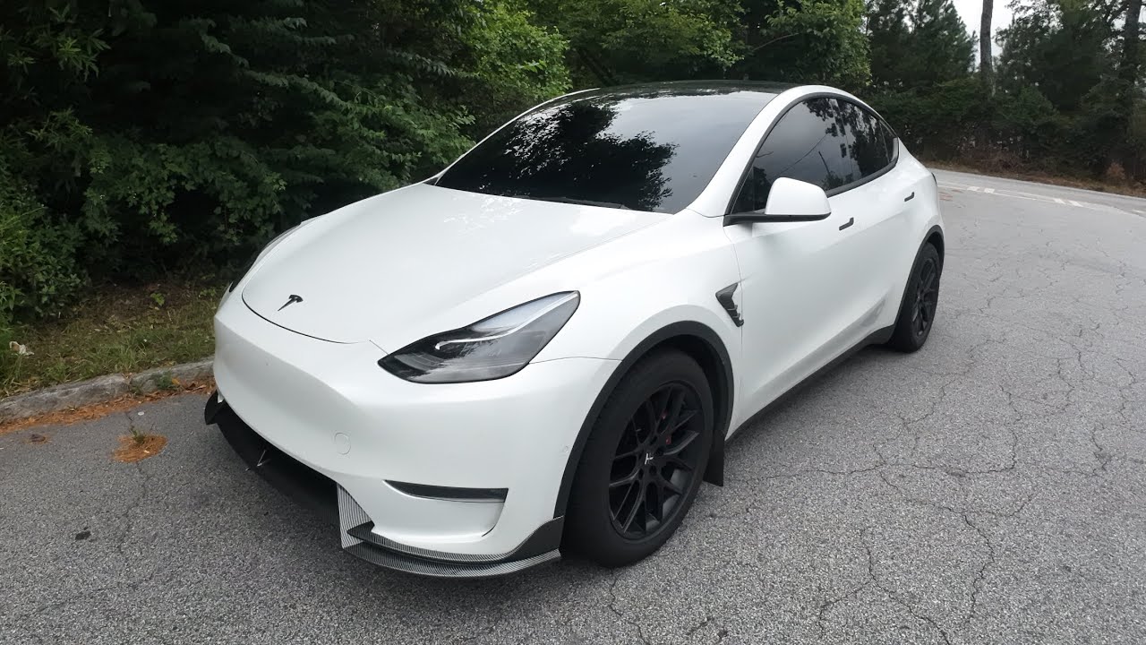 tesla model y performance highway pov drive - YouTube