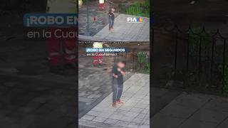 Le roban el celular mientras hacía videollamada | El ladrón fue seguido por las cámaras y detenido