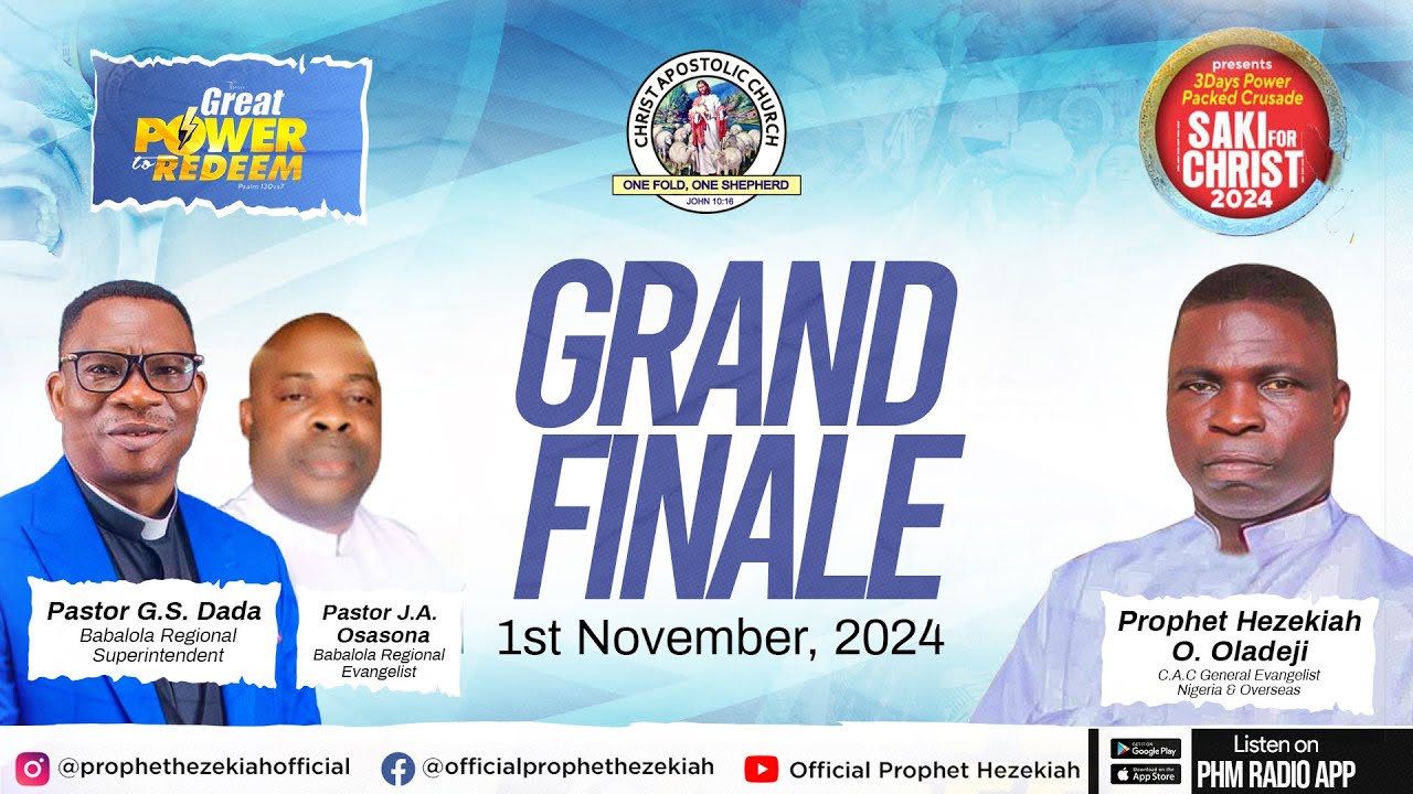 CAC BABALOLA REGIONAL CRUSADE - SAKI FOR CHRIST 2024 || DAY 3 - GRAND ...