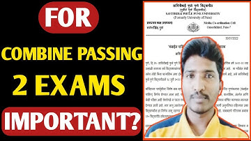 SPPU Combine Passing 2022 New Circular || Combine Passing New Update || SPPU || Pune University ||