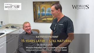 Dr. Brett Bolton Patient Kevin – 15 Years Later