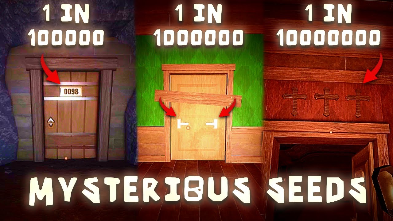 I Tried Your COOLEST SEEDS in DOORS Ranked Mode Update #20 | 8 Most MYSTERIOUS SEEDS in DOORS Roblox