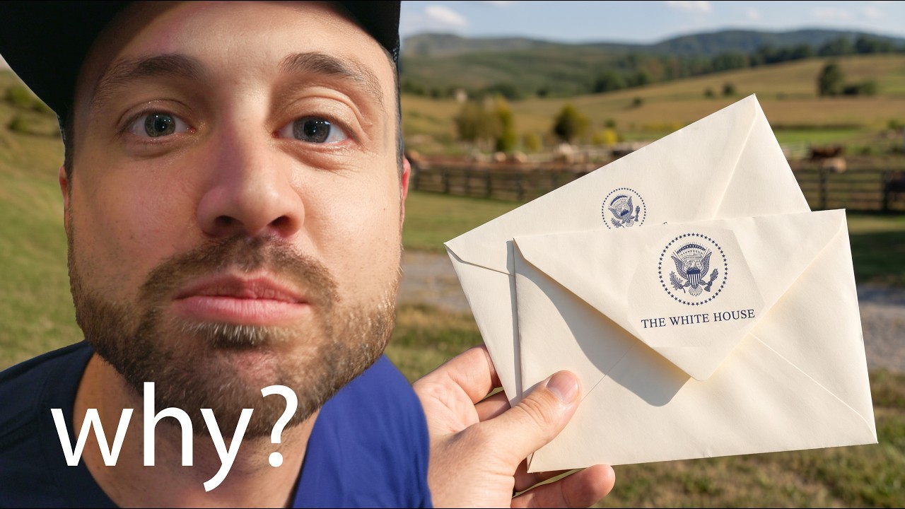 the white house sent me 2 letters
