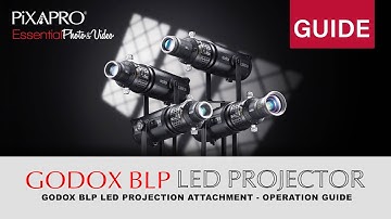 Godox BLP LED Projection Attachment - Operation Guide