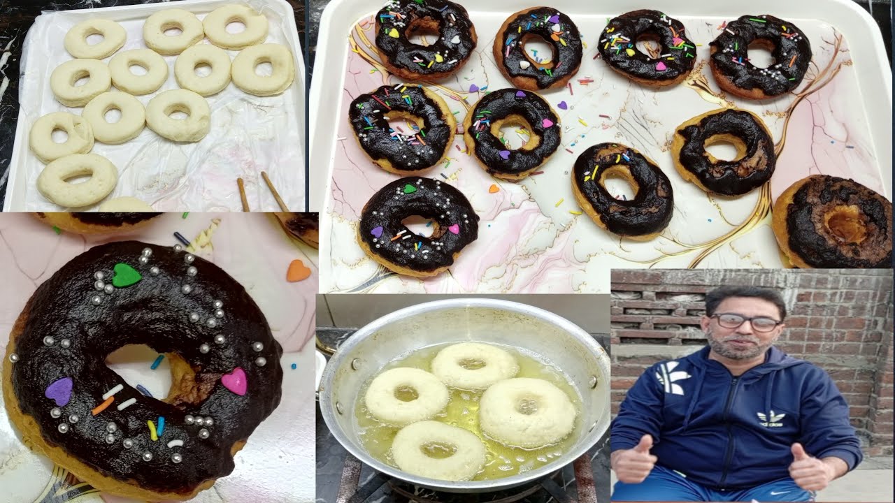 Chocolate Donut Recipe | Homemade Chocolate Donut Recipe by Naseer foods NF.