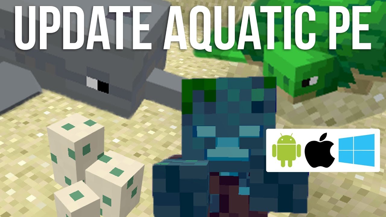 How to Get Update Aquatic in Pocket Edition - YouTube